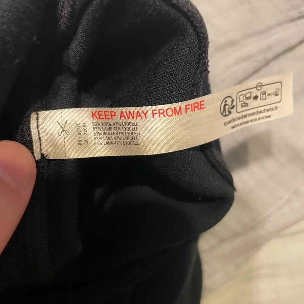 FP Movement by Free People Black Moonlight‎ wool blend base layer leggings small